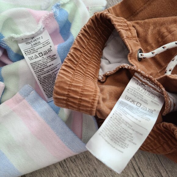 Janie and Jack Boys Polo Shirt & Shorts Set Pastel Stripe 18–24M / 2T - Picture 10 of 10